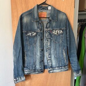 Levi's Distressed Blue Denim Jacket